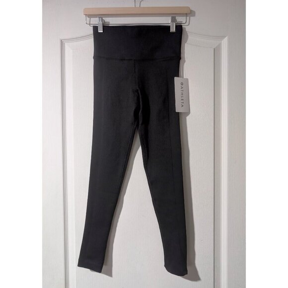 Athleta | Aurora Ribbed Seamless Legging In Black - Picture 6 of 12